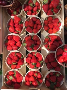 Paris strawberries